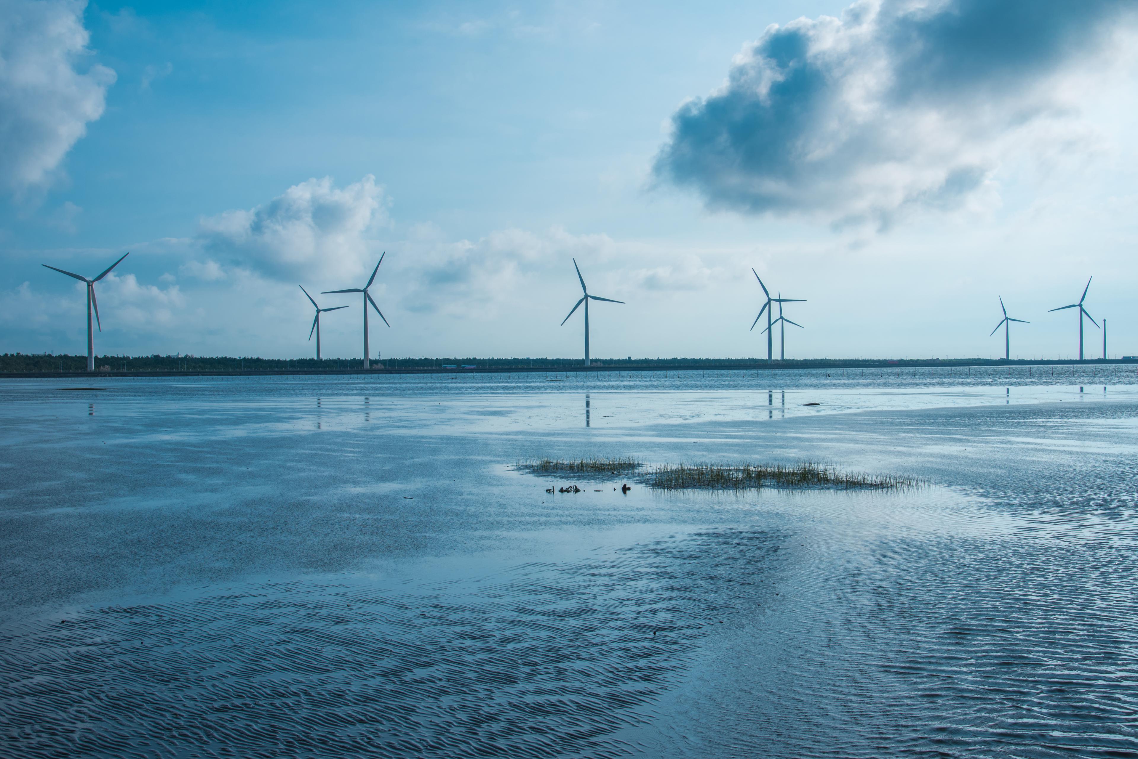 Windmolens in water