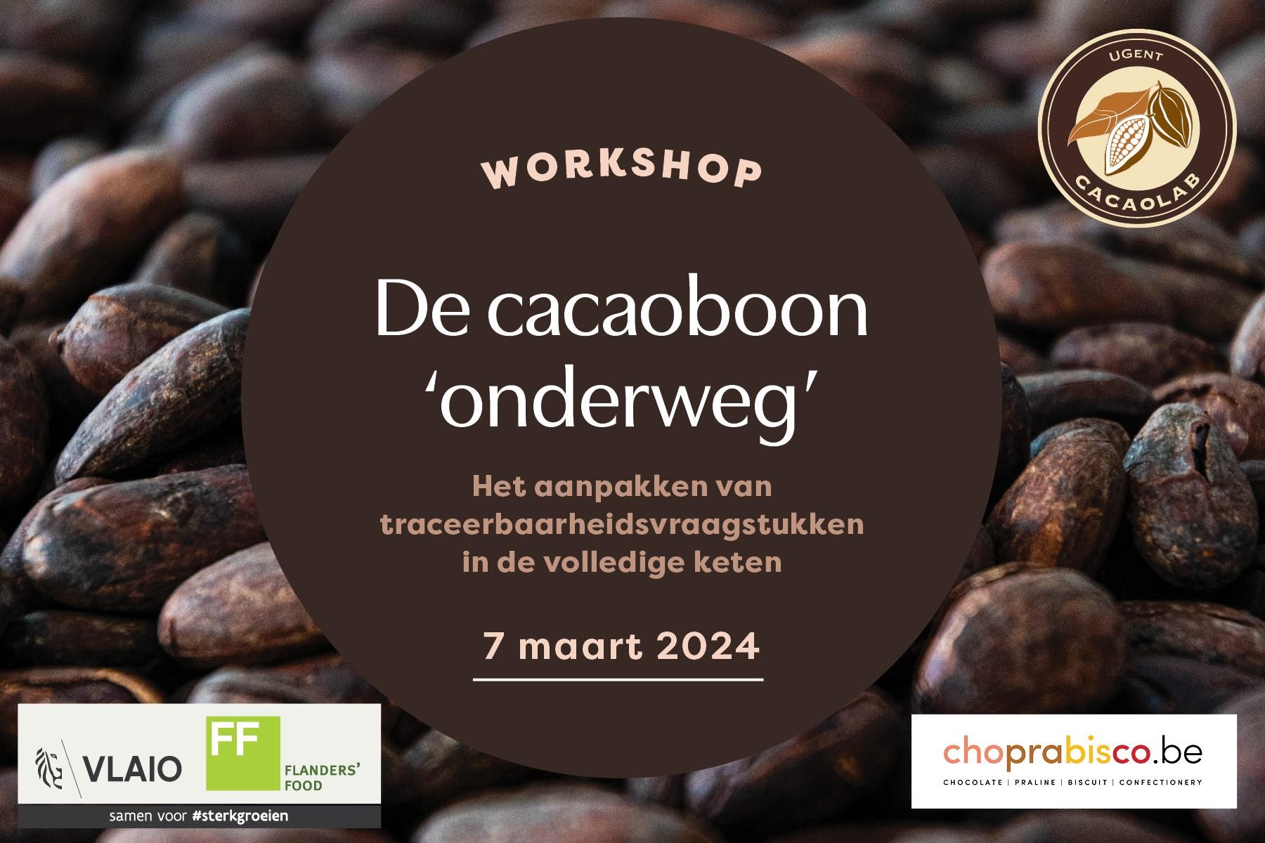 banner event ' de cacaoboon onderweg'