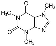chemische structuur cafeïne